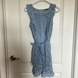 Light blue lace dress